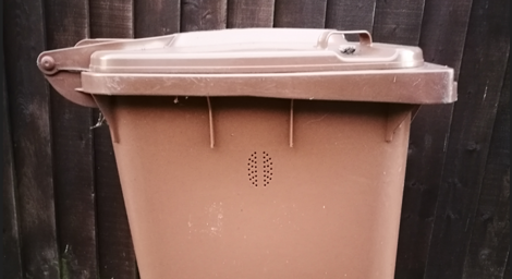 Garden waste bin