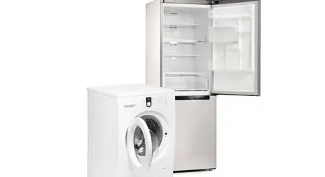 Washing machine and fridge